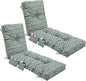 Kigley 2 Pcs Outdoor Chaise Lounge Cushions by Kigley
