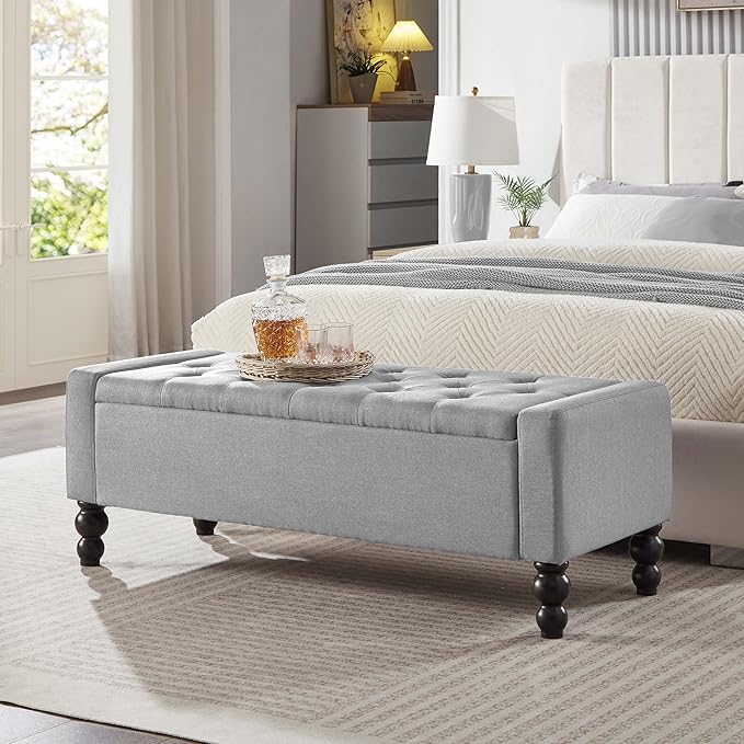 50" W Storage Ottoman Bench by DRM%E2%80%98SCUUM