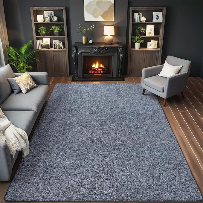 4x6 Area Rugs for Living Room Non Slip Dorm Bedroom Rug, Minimalist Washable - Image 2