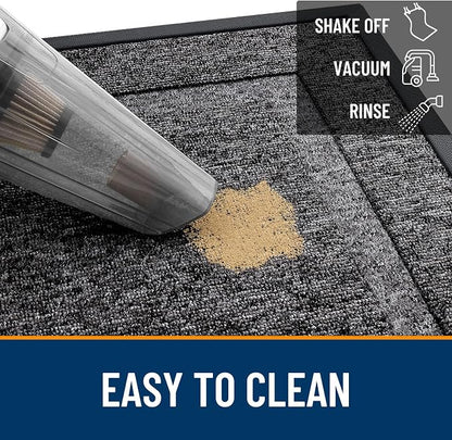 OLANLY Front Door Mat Outside 59x34, All-Season Heavy-Duty Rubber Doormat | - Image 5