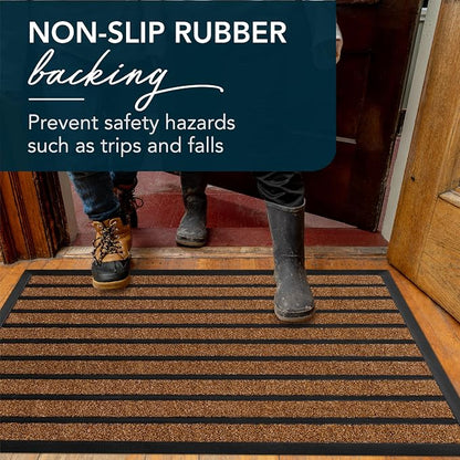 ubdyo Extra Durable Door Mat Outside Entrance | Dirt Trapping, Non-Slip Backing - Image 6