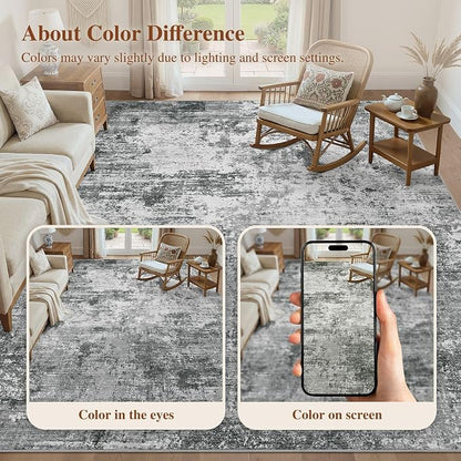 UERMEI 10x12 Area Rug for Living Room - Image 9