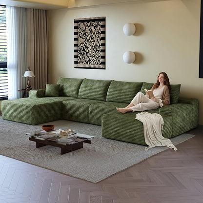 136" Sectional Couches for Living Room Cloud Couch Sofa - Image 6