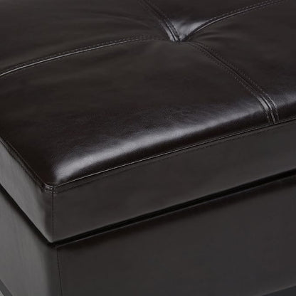 SIMPLIHOME Oregon Storage Ottoman Bench - Image 6
