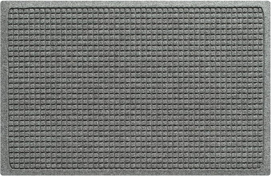 WaterHog Squares Front Door Mat Indoor Outdoor Entrance, All-Weather Mats | by WaterHog
