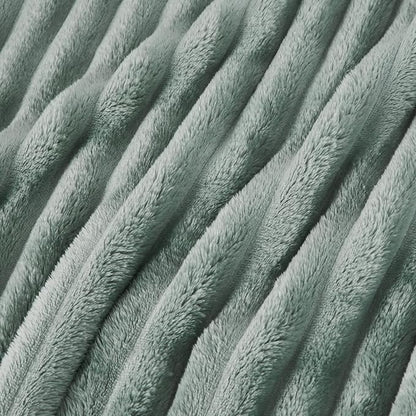 Bedsure Soft Cal Size Blanket for Bed Sage Green 102"x96" | Birthday Gifts for - Image 8