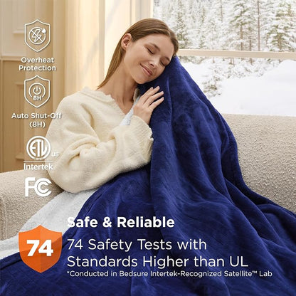 Bedsure Heated Blanket Full Size, Soft Electric Blanket - Image 6