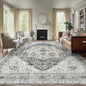 AMADA HOMEFURNISHING 9x12 Area Rug, Washable Low-Profile Large Area Rug by AMADAHOMEFURNISHING