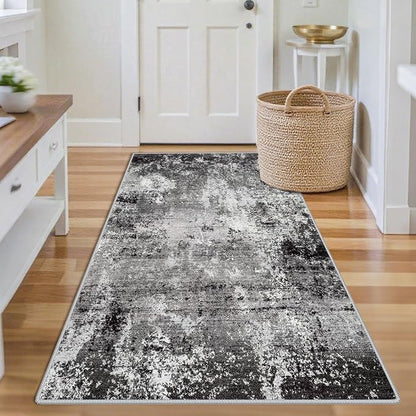 4x6 Washable Non-Slip Area Rug – Modern Abstract Neutral Small Carpet - Image 4
