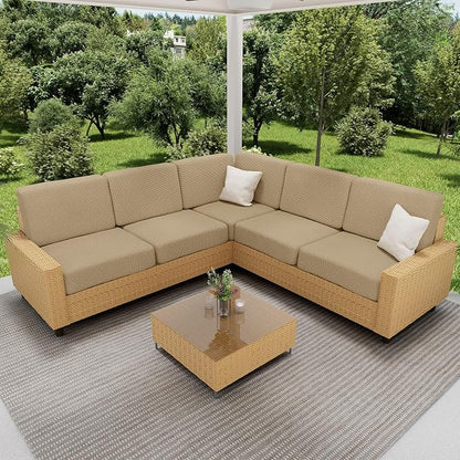 Waterproof Sectional Couch Covers, Non Slip Sofa Cushion Covers | L Shape - Image 2