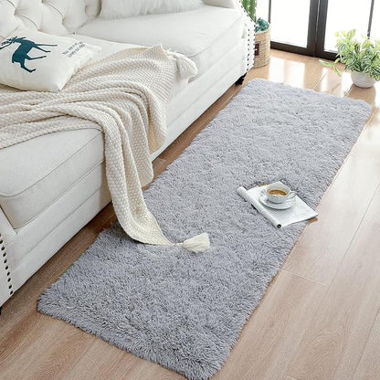 Chicrug Soft 2x10 Runner Rug for Bedroom Living Room Plush Fluffy Rug | Shag - Image 3