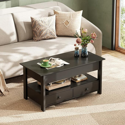 WLIVE Coffee Table, Lift Top Coffee Table - Image 7