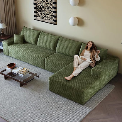 136" Sectional Couches for Living Room Cloud Couch Sofa - Image 4