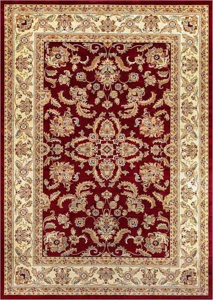 Rugs.com Aditi Collection Rug – 10x14 Red Medium-Pile Rug Perfect - Image 3