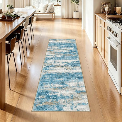 2x5 Washable Runner Rugs，Modern Abstract Rug Runner, Ultra-Thin Kitchen Runner - Image 7