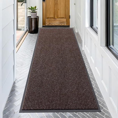 OLANLY Front Door Mat 71x34, Waterproof Heavy-Duty Indoor Outdoor Doormat | Tan by OLANLY