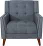 Christopher Knight Home Evelyn Mid Century Modern Fabric Arm Chair, Dark Gray by ChristopherKnightHome