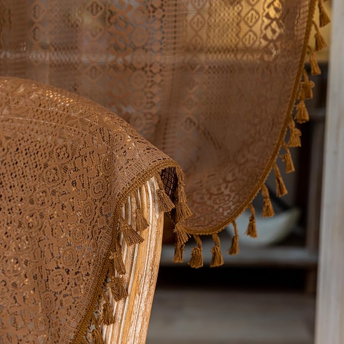 Sutuo Home Dark Coffee Door Curtain - Image 9
