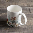 Maison d' Hermine Coffee Mug with Handles Fine Bone China Mugs Pack of One Tea Cups for Hot Beverages Cappuccino Latte Home Restaurant Office Perfect for Gift (Morzine - Chamonix, 12 Ounce)