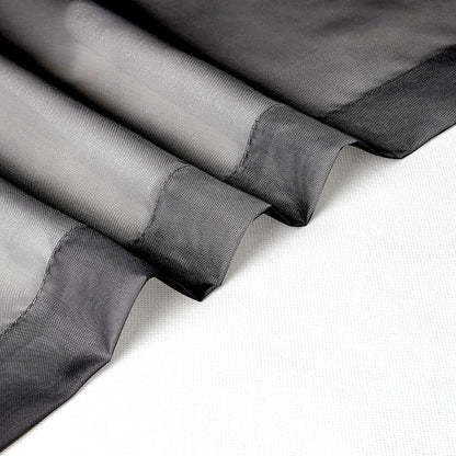 2 Pieces Black Sheer Curtains 96" Inch Long - Image 7