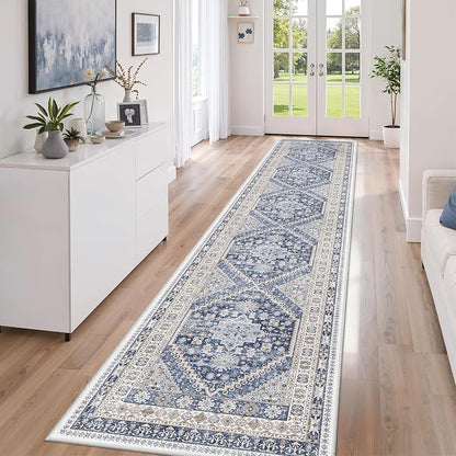 2'6 x 12' Runner Rug Non Slip, Washable Kitchen Rugs, Living Room, Long Rug - Image 3