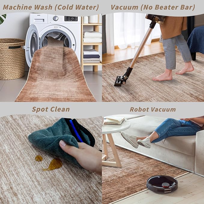 2x10 ft Washable Hallway Runner Rug – Non-Slip Long Carpet Runners - Image 7