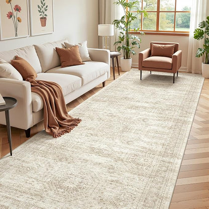 4x12 Runner Rug Non Slip, Washable Hallway Runner Rug, Nursery Room, Soft - Image 3