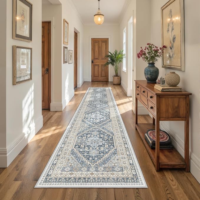 Hallway Runner Rug 2x12 Extra Long Washable Runner, Non Slip Runner - Image 5