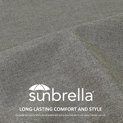 Unimatta Sunbrella Outdoor High Back Chair Cushion Seat Pads, 44 x 21 Inch - Image 2