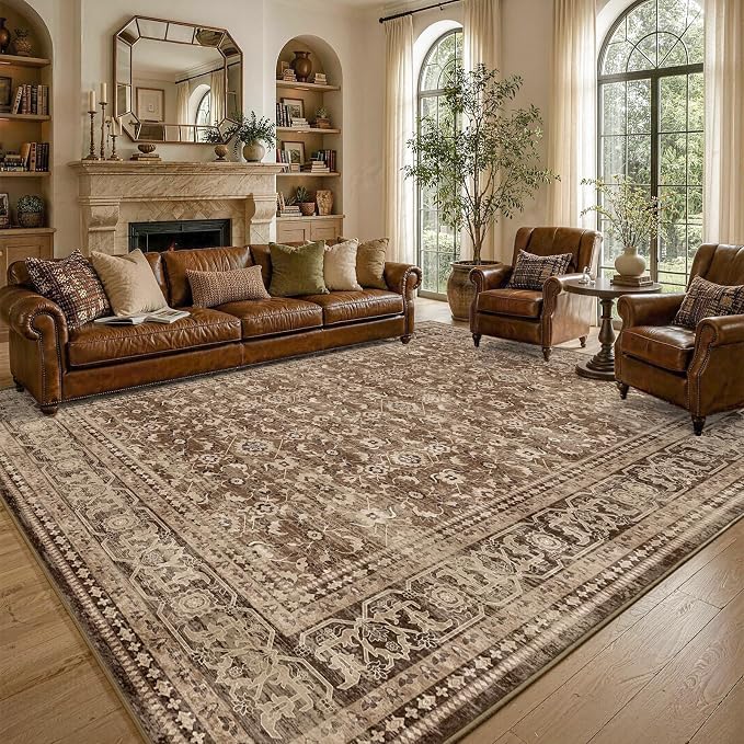 8x10 Ft Large Area Rugs for Living Room, Soft Non-Slip Machine Washable Rug - Image 2