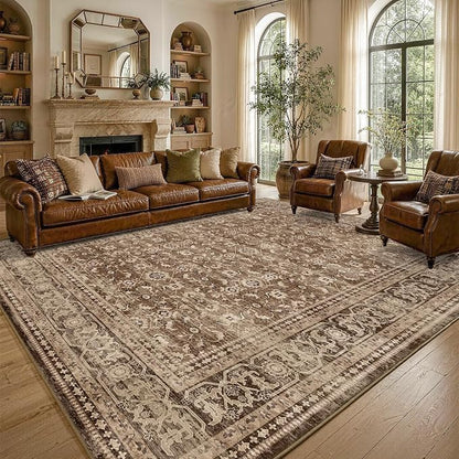 8x10 Ft Large Area Rugs for Living Room, Soft Non-Slip Machine Washable Rug - Image 2