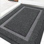 OLANLY Front Door Mat Outside 33x21, All-Season Heavy-Duty Rubber Doormat | Grey by OLANLY