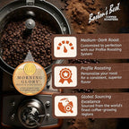 Boston’s Best Coffee - Morning Glory Blend, Delicious Medium Dark Roast Delicious Gourmet Premium Ground Coffee, 11 oz. / 311 g Bag
