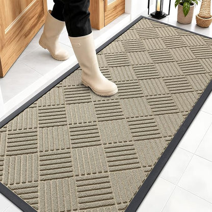 OLANLY Front Door Mat Outside Entrance 59x23, Waterproof Heavy-Duty Doormat | by OLANLY