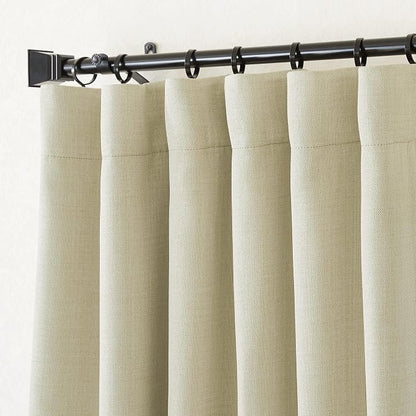 NICETOWN Room Darkening Bedroom Curtains 84 inches Long, Pinch Pleated Curtains - Image 2