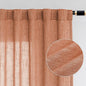 MYSKY HOME Floor Length Burnt Orange Curtains 95 Inch Long Panels, Boho by MYSKYHOME