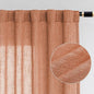 MYSKY HOME Burnt Orange Curtains by MYSKYHOME