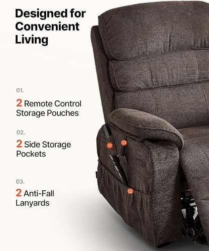 VEVOR Power Lift Recliner Chair, Dual Motor Lift Chair - Image 8