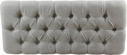 Homepop Home Decor Tufted Ainsley Button Storage Ottoman Bench - Image 13