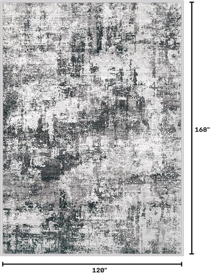 10x14 Area Rug for Living Room: Washable Abstract Large Soft Rugs Non Slip - Image 2