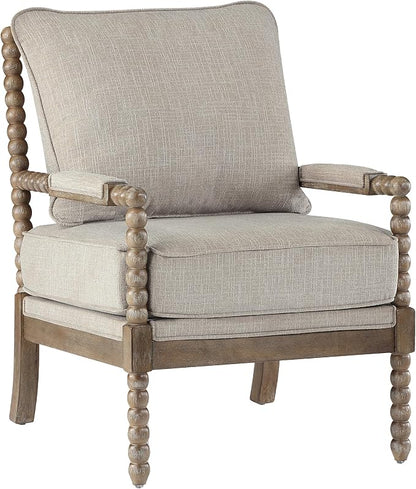DUHOME Linen Fabric Spindle Accent Chair - Image 9