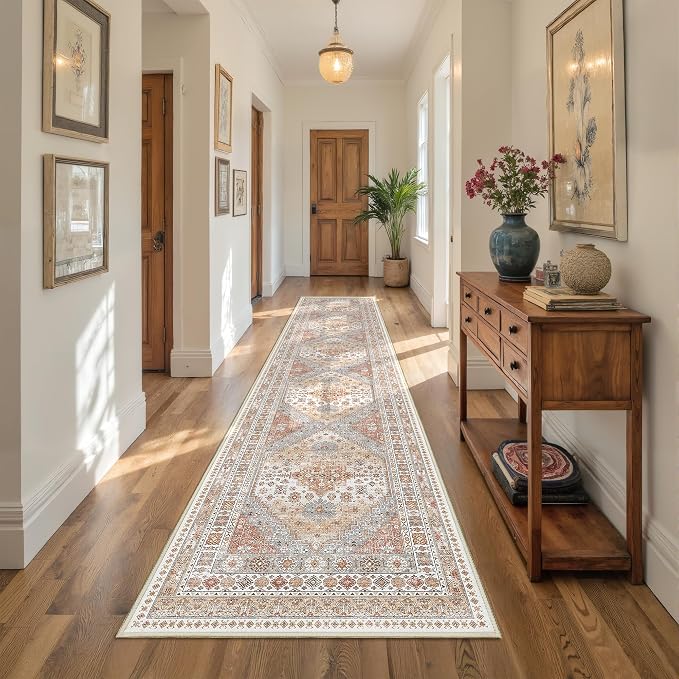 Hallway Runner Rug 2x12 Extra Long Washable Runner, Non Slip Runner - Image 4