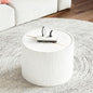 SSLine Round Drum Coffee Table Modern Sintered Stone Top Side End Table in by SSLine