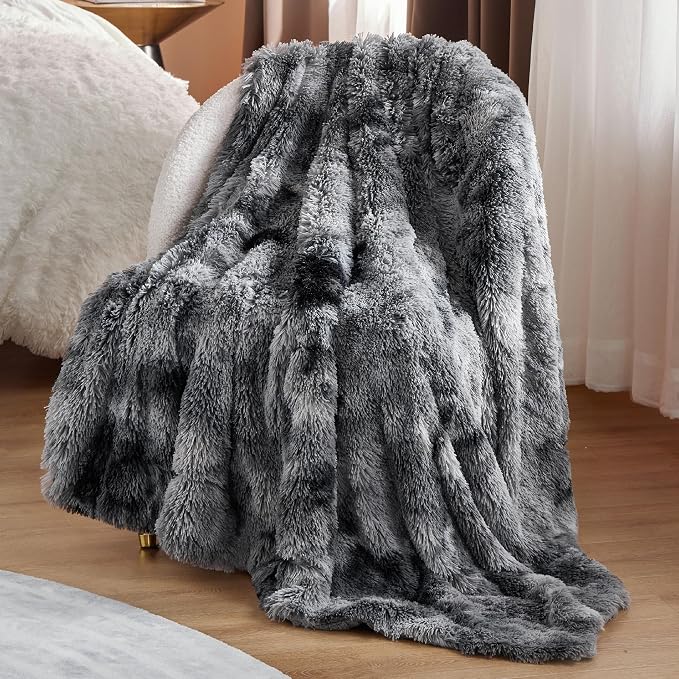 Bedsure GentleSoft Fluffy Fuzzy Faux Fur Throw Blanket - Image 6