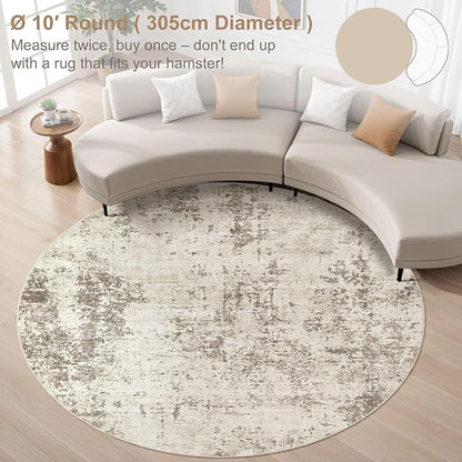 UERMEI 10ft Round Area Rug Living Room Rugs - Image 5