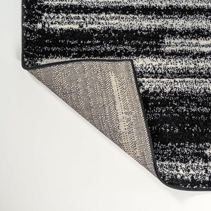 JONATHAN Y Khalil Modern Berber Stripe Black/Cream Indoor Area Rug, Contemporary - Image 9
