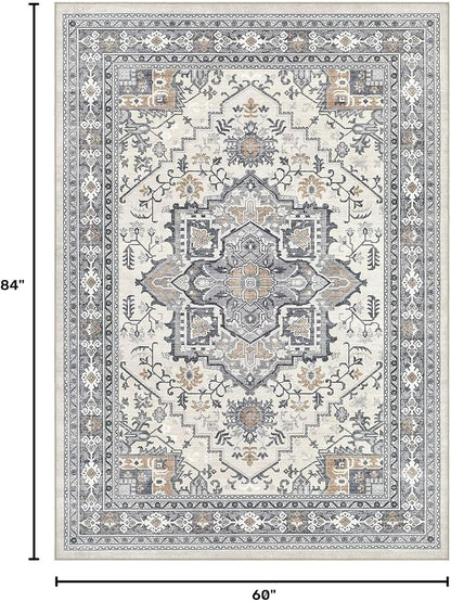 UERMEI 5x7 Area Rug Living Room Rugs - Image 2