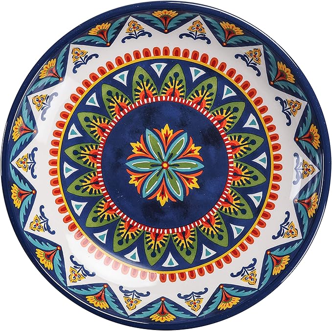 Bico Havana Pasta Bowls, 35oz Salad Bowl Set of 4, Large Ceramic Serving Dinner Bowls for Soup and Cereal, Microwave and Dishwasher Safe, Gift for Housewarming and Thanksgiving