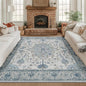 RELEANY Washable Area Rug, Square 8'x8', Water Repellent, Pet Friendly by RELEANY