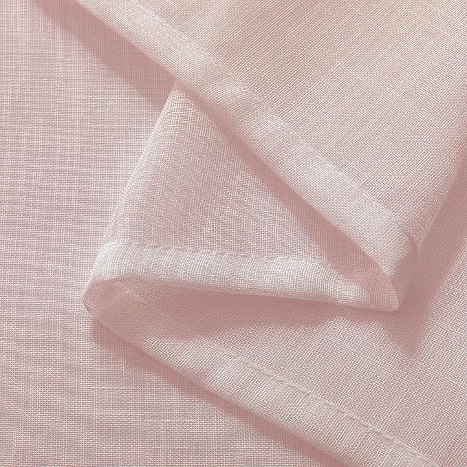 Joydeco Sheer Curtains 84 Inches Long, Window Curtains Privacy Assured - Image 7